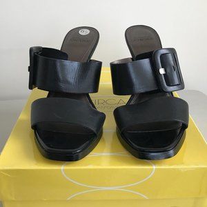 Leather black Cjoza sandals (BNIB)